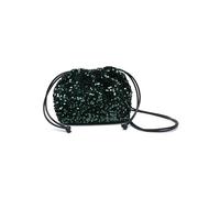 JFY Cario Co. Sequin Draw String Closure Cross Body Bag (Green)