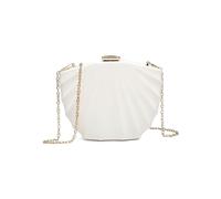 JFY Cario Co. Shell Shape Pu Clutch Bag (White)