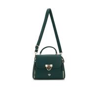 JFY Cario Co. Trapezoid Shape Top Handle Grab/Cross Body Bag (Dark Green)