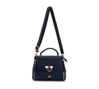 Jfy Cario Co. Trapezoid Shape Top Handle Grab/ Cross Body Bag In Navy Navy One Size