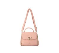 Jfy Cario Co. Trapezoid Shape Top Handle Grab/ Cross Body Bag In Pink Pink