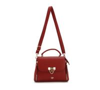 Jfy Cario Co. Trapezoid Shape Top Handle Grab/ Cross Body Bag In Red Red