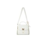 JFY Cario Co. Trapezoid Shape Top Handle Grab/Cross Body Bag (White)