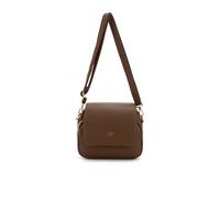 Jfy Carri Co. Flap Zip Top Pouch Front Cross Body Bag In Chocolate Chocolate