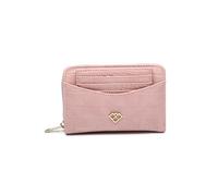 JFY Crocodile Skin Pattern 2 in 1 Set of Card Holder and Matching Purse (Pink)