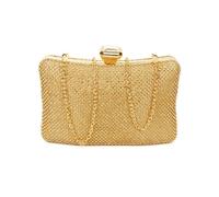 Jfy Crystal Clasp Double Side Diamante Clutch Bag In Rose Gold Rose Gold One Size