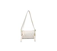 Jfy Cylinder Shape 4 Zipped Compartments Cross Body Bag In Off White Off White
