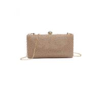 Jfy Diamante Clasp Double Side Diamante Bag In Rose Gold Rose Gold One Size