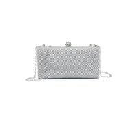 JFY Diamante Clasp Double Side Diamante Bag (Silver)