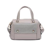 Jfy Diamante Flap Cover Front Pocket Tote Bag In Khaki Khaki