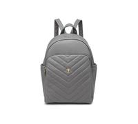 JFY Metal Bee Quilted Chevron Pattern Backpack (D Grey)