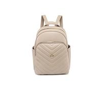 JFY Metal Bee Quilted Chevron Pattern Backpack (Khaki)