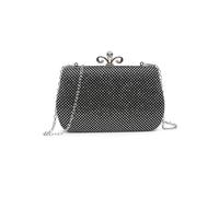 JFY Metal Clasp Double-Side Diamante Bag (Black)
