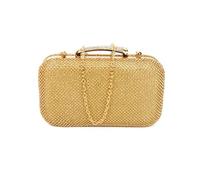 JFY Metal Clasp Double-Side Diamante Bag (Rose Gold)
