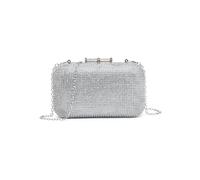 JFY Metal Clasp Double-Side Diamante Bag (Silver)