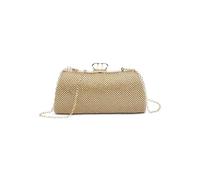 JFY Metal D Clasp Double Side Diamante Bag (Gold)