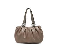 Jfy Pleated Top Handle Zip Closure Hobo Shoulder Bag In Dusty Pink Dusty Pink