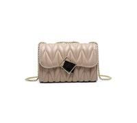 JFY Quilted Pattern 3 Compartments Cross Body Bag