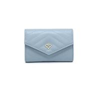 JFY Quilted Pattern Zipped Compartment Purse/Wallet (Blue)