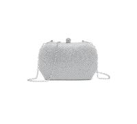 JFY Ring Clasp Double-Side Diamante Bag (Silver)