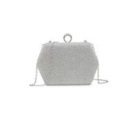 JFY Ring Clasp Double Side Diamante Bag (Silver)