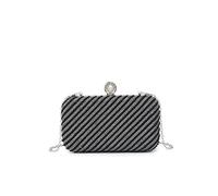 JFY Single Side Pearl Bag with Diamante (Black)