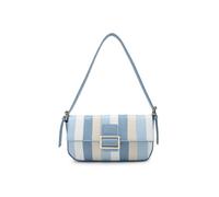 Jfy Striped Colour Block Pattern Flap Shoulder Bag In Green Green One Size