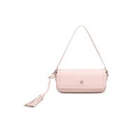 Jfy Studded Flap Magnetic Button Clasp Grab Bag/ Cross Body Bag In Nude Nude