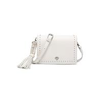 JFY Studded Flap Magnetic Button Clasp Grab Bag/Cross Body Bag (Off White)