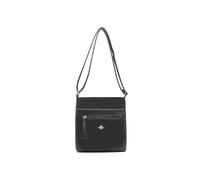 JFY Tassel Bee Badge Messenger Bag/Cross Body Bag (Grey)