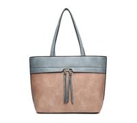 Jfy Tassels Top Zip Closure Tote Bag In Pink Pink One Size