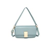 Jfy Top Handle Flap Cross Body Bag In Blue Blue One Size
