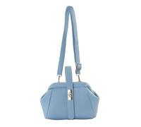 JFY Top Handle Flap Kiss Clasp Twist Lock Closure Cross Body Bag