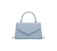 JFY Top Handle Pu Clutch Bag (Blue)