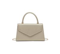 JFY Top Handle Pu Clutch Bag (Gold)