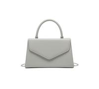 JFY Top Handle Pu Clutch Bag (Grey)