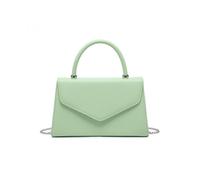 Jfy Top Handle Pu Clutch Bag In Green Green