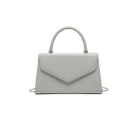Jfy Top Handle Pu Clutch Bag In Grey Grey One Size
