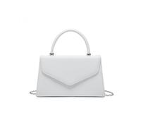 Jfy Top Handle Pu Clutch Bag In White White