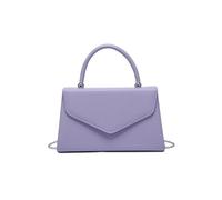 JFY Top Handle Pu Clutch Bag (Purple)