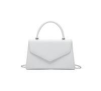 JFY Top Handle Pu Clutch Bag (White)