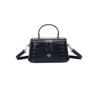 Jfy Top Handle Unique Box Shape Cross Body Bag In Blue Blue