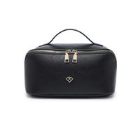 JFY Women's 3 Compartments Waterproof Wash Bag in Black JFY Black