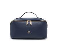 JFY Women's 3 Compartments Waterproof Wash Bag in Dark Blue JFY Dark Blue