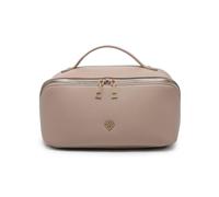 JFY Women's 3 Compartments Waterproof Wash Bag in Light Khaki