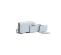 JFY Women's 3 In 1 Crossbody Handbag Set With Purse & Pouch in Light Blue JFY Light Blue One Size