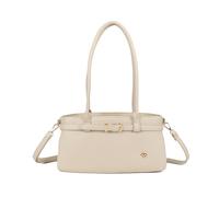 JFY Women's Baguette Dual Top Handles Shoulder Bag in Beige JFY Beige One Size