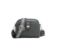 JFY Women's Bee Badge And Canvas Strap Cross Body Bag