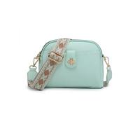 JFY Women's Bee Badge And Canvas Strap Cross Body Bag