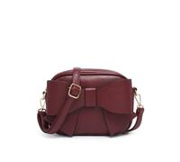 JFY Women's Big Bow Tie On The Front Cross Body Bag in Wine JFY Wine One Size